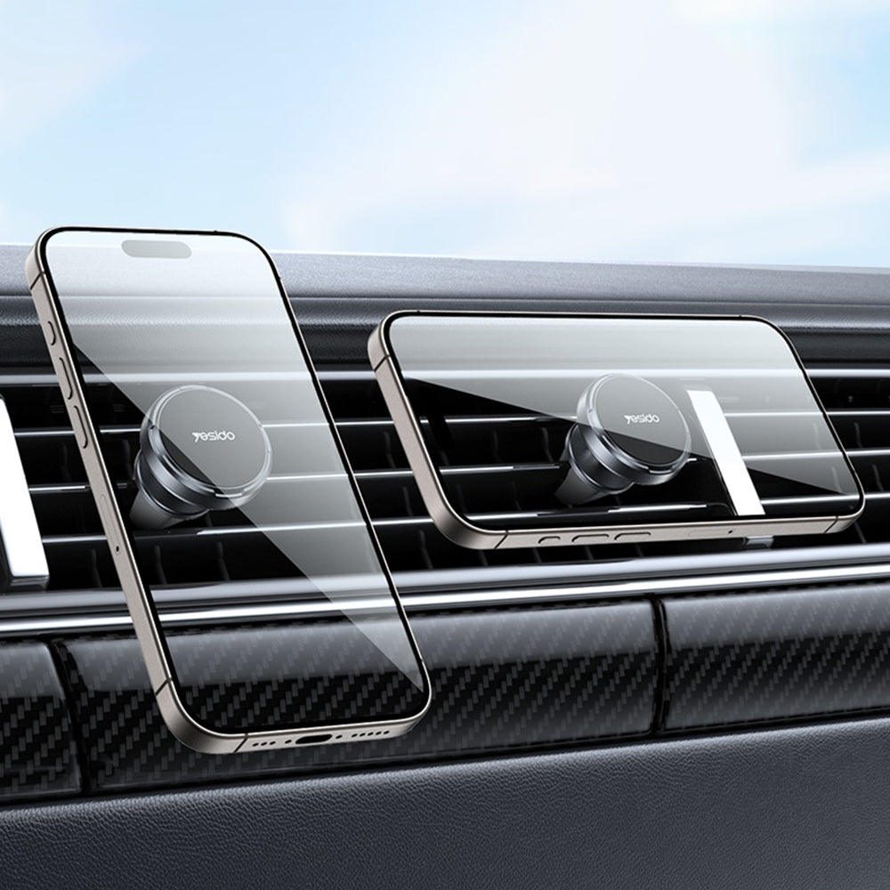 Magnetisk Bilholder Yesido C214, Universal, Svart