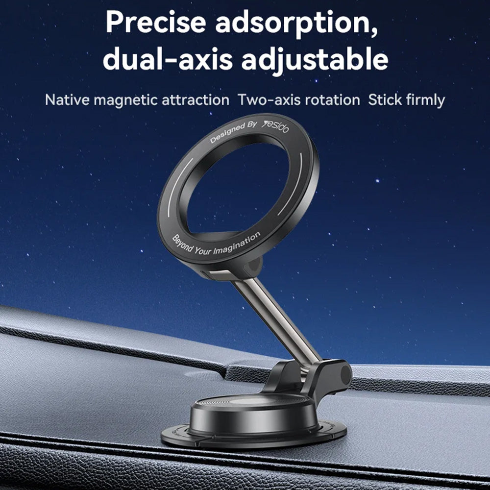 Magnetisk Bilholder Yesido C218, Universal, Svart