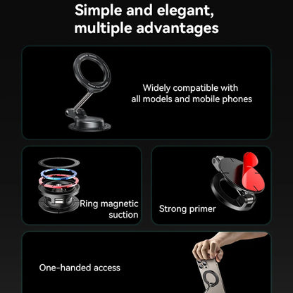 Magnetisk Bilholder Yesido C218, Universal, Svart