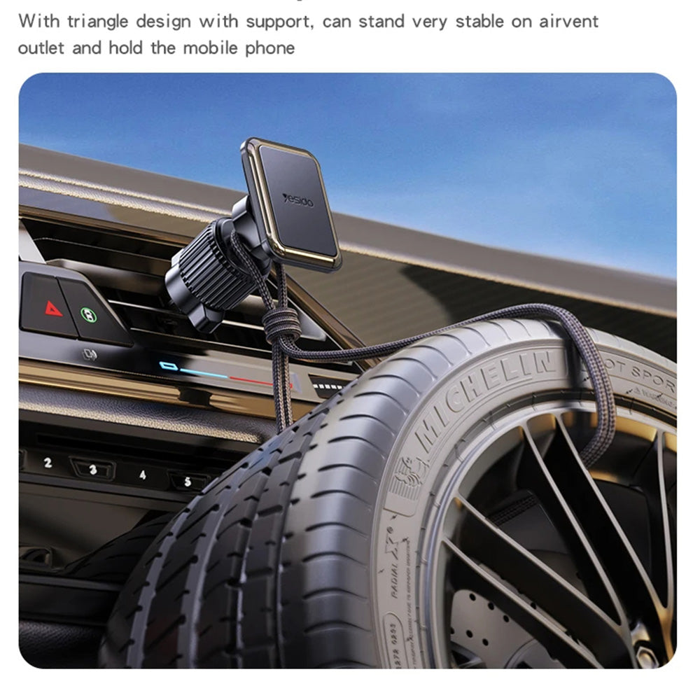 Magnetisk Bilholder Yesido C245, Universal, Svart