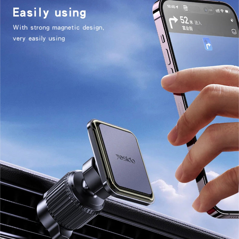 Magnetisk Bilholder Yesido C245, Universal, Svart