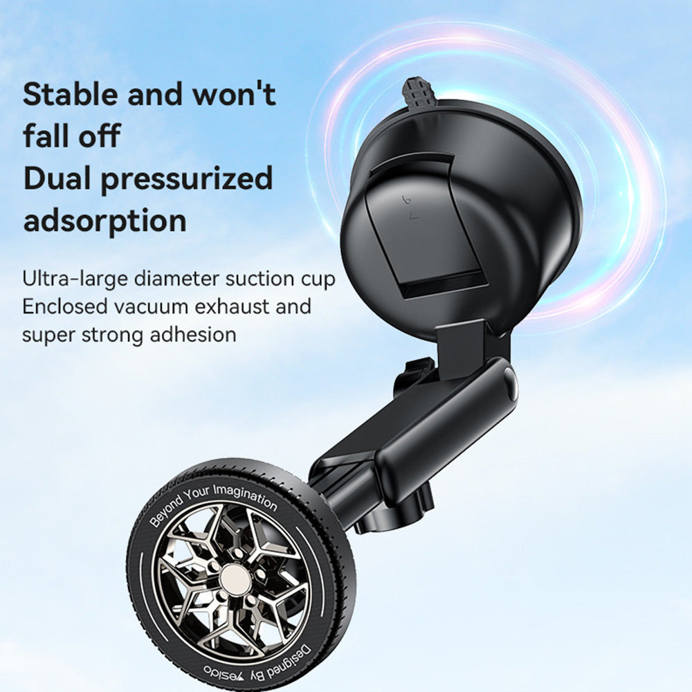 Magnetisk Bilholder Yesido C266, Universal, Svart