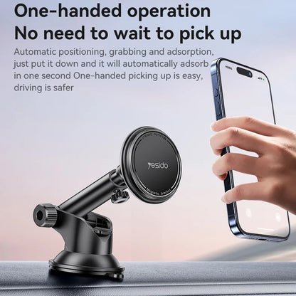 Magnetisk Bilholder Yesido C269, Universal, Svart
