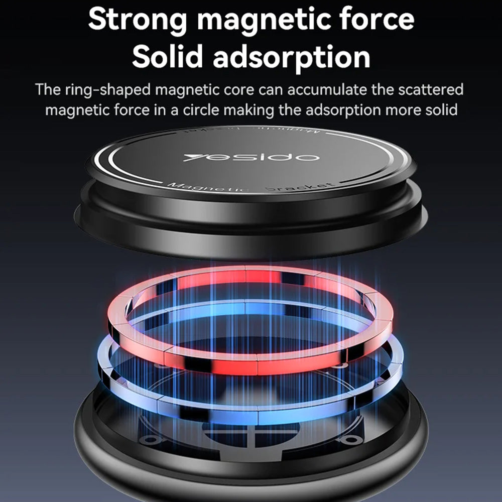 Magnetisk Bilholder Yesido C269, Universal, Svart