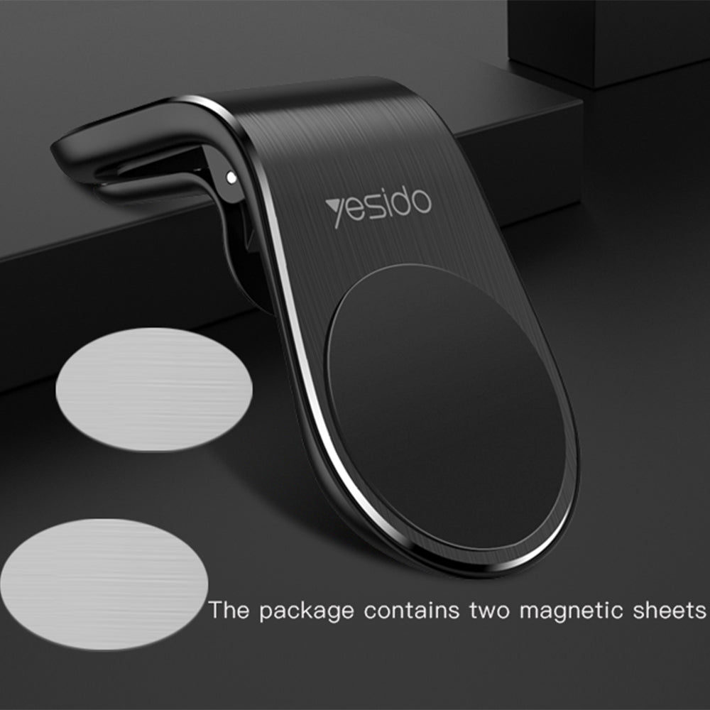 Magnetisk Bilholder Yesido C64, Universal, Svart