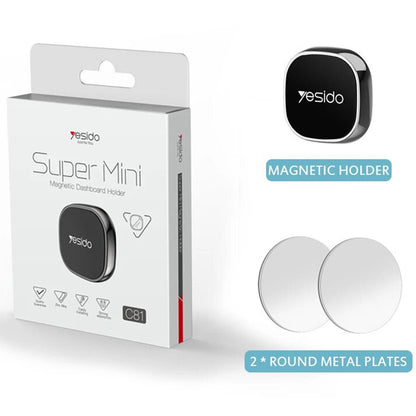 Magnetisk Bilholder Yesido C81, Universal, Grå
