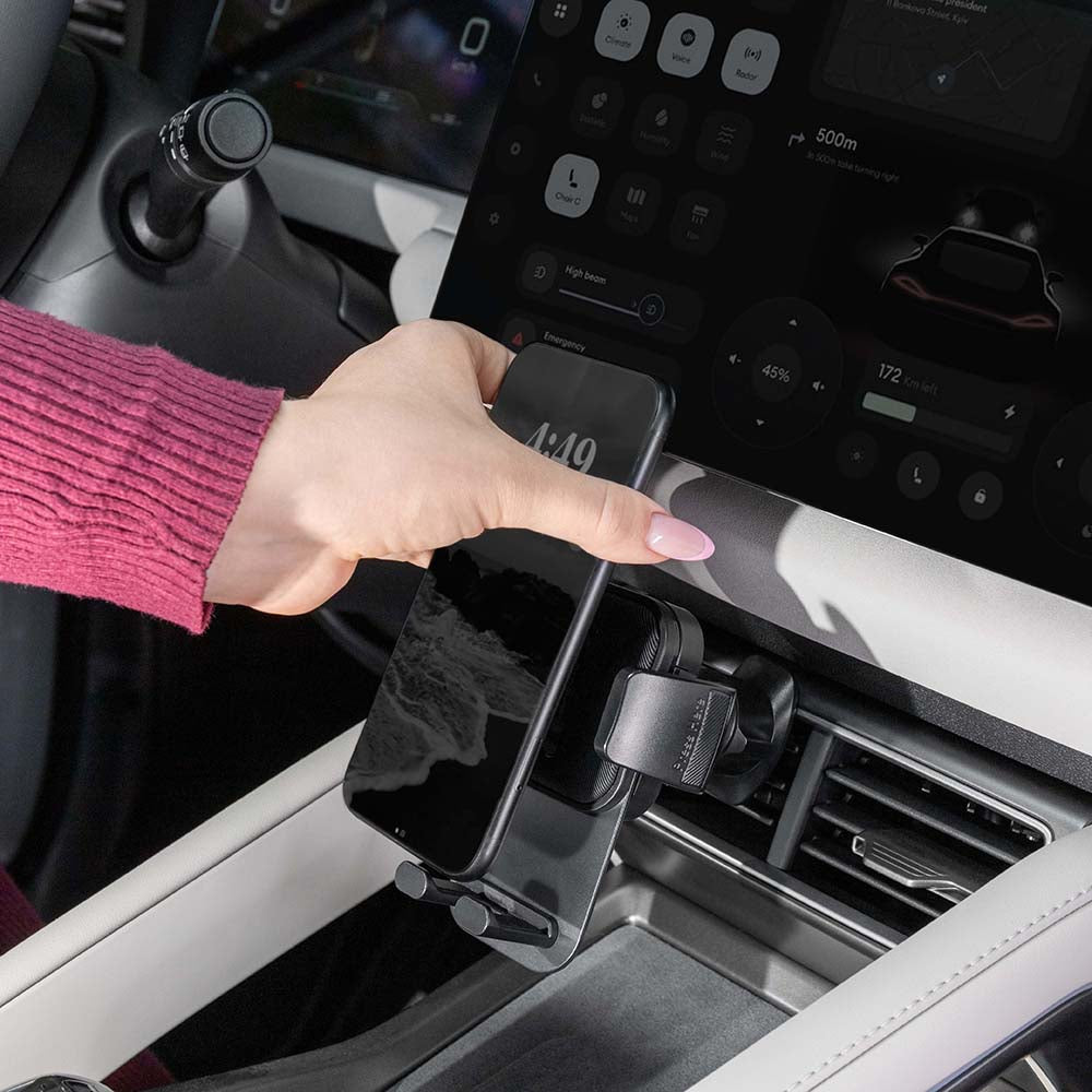 Proove Crystal Clamp bilholder, 4.7inch - 6.9inch, Svart CHCC00000001