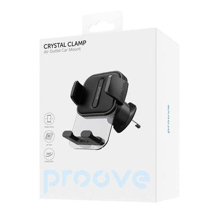 Proove Crystal Clamp bilholder, 4.7inch - 6.9inch, Svart CHCC00000001