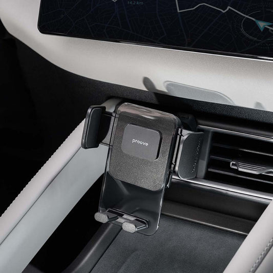 Suport Auto Proove Crystal Clamp Plus Vent, 4.7inch - 6.9inch, Svart CHCCP0000001