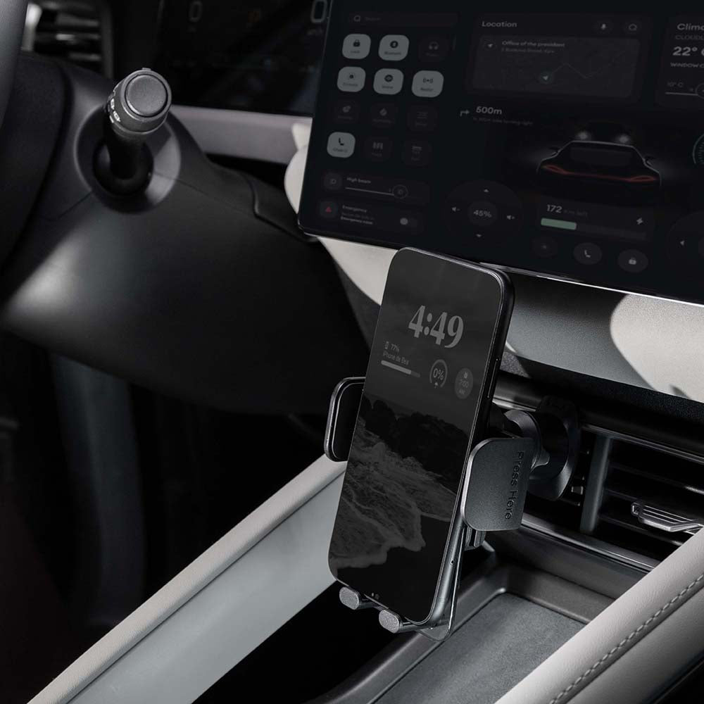 Suport Auto Proove Crystal Clamp Plus Vent, 4.7inch - 6.9inch, Svart CHCCP0000001