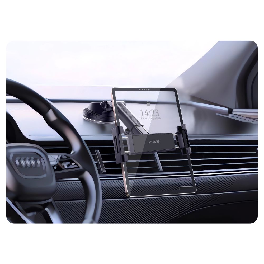 Tech-Protect V4 bilholder for nettbrett, 141mm - 280mm, Svart