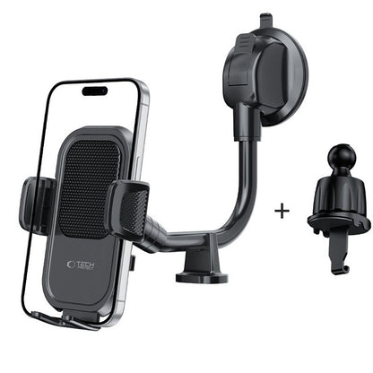 Bilholder Tech-Protect V8-2 2in1, Universal, Svart