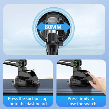 Bilholder Techsuit ST1 for Telefon / Nettbrett, 4.7inch - 12.9inch, Svart