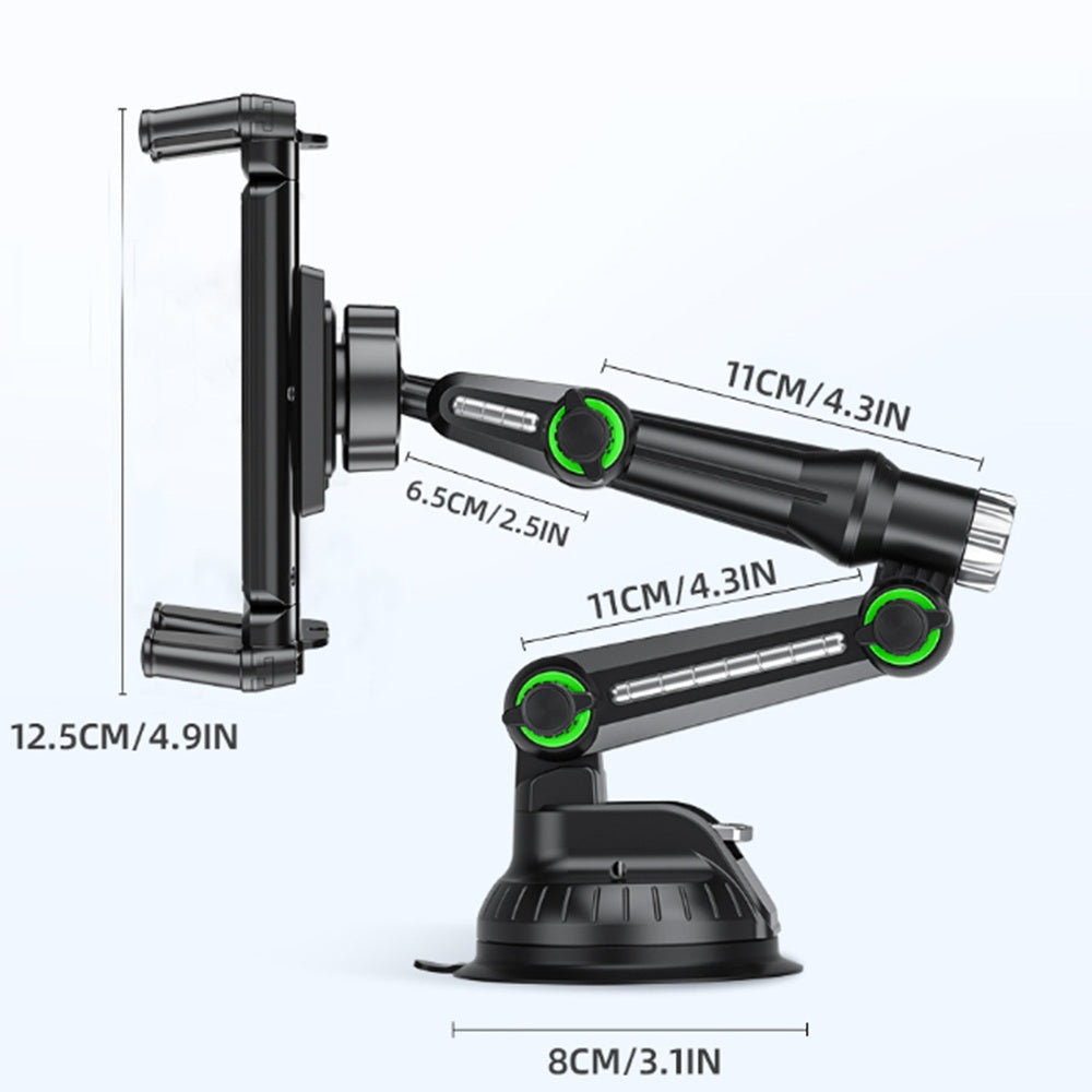 Bilholder Techsuit ST1 for Telefon / Nettbrett, 4.7inch - 12.9inch, Svart