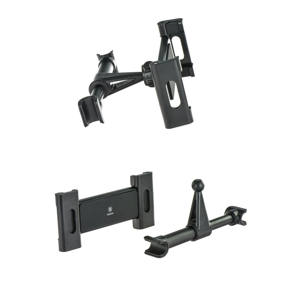 Baseus BackSeat Hodestøtte Bilholder for Telefon / Nettbrett, 4,7 tommer - 12,9 tommer, Svart, Reseglet SUHZ-01