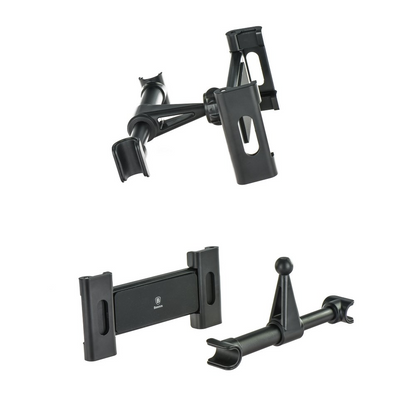 Baseus BackSeat Hodestøtte Bilholder for Telefon / Nettbrett, 4,7 tommer - 12,9 tommer, Svart, Reseglet SUHZ-01