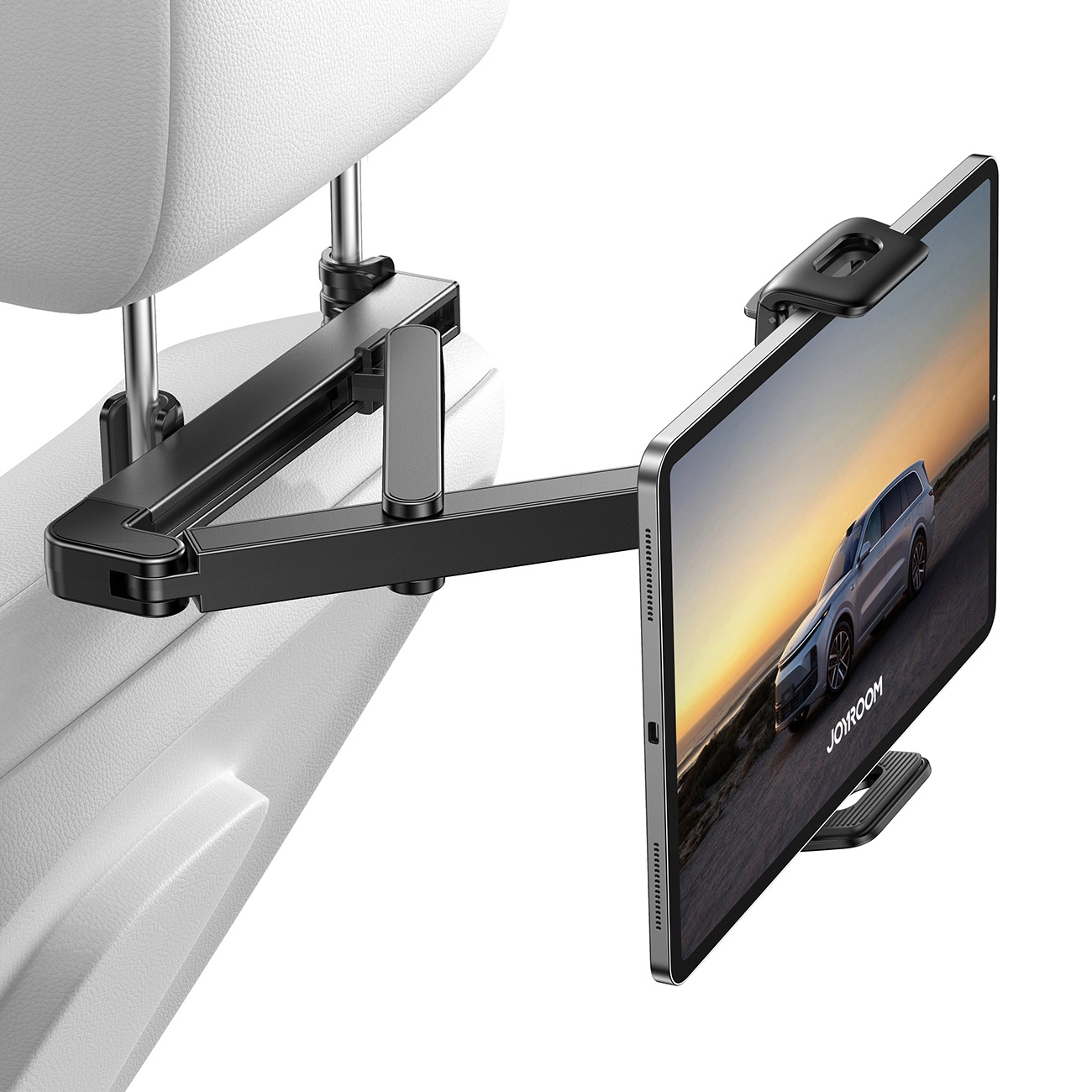 Joyroom JR-ZS433 nakkestøtteholder for bil til telefon / nettbrett, 4,7 tommer - 13 tommer, svart