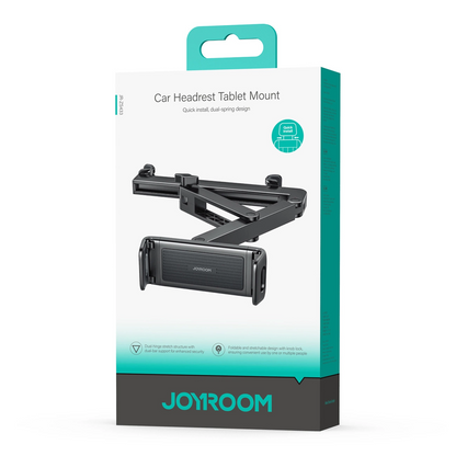 Joyroom JR-ZS433 nakkestøtteholder for bil til telefon / nettbrett, 4,7 tommer - 13 tommer, svart