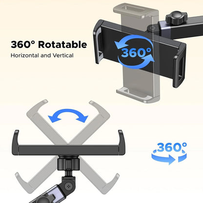 Bilholder for Nakkestøtte UGREEN LP904 (55443), 4.7 tommer - 9.8 tommer, Svart
