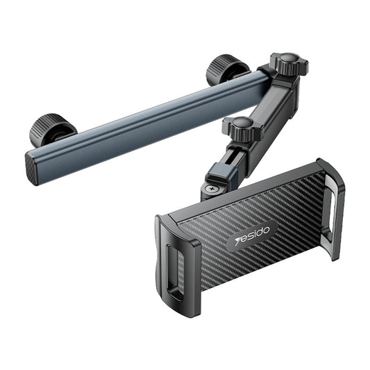 Bilholder for nakkestøtte Yesido C294, 4.7 tommer - 13 tommer, Svart