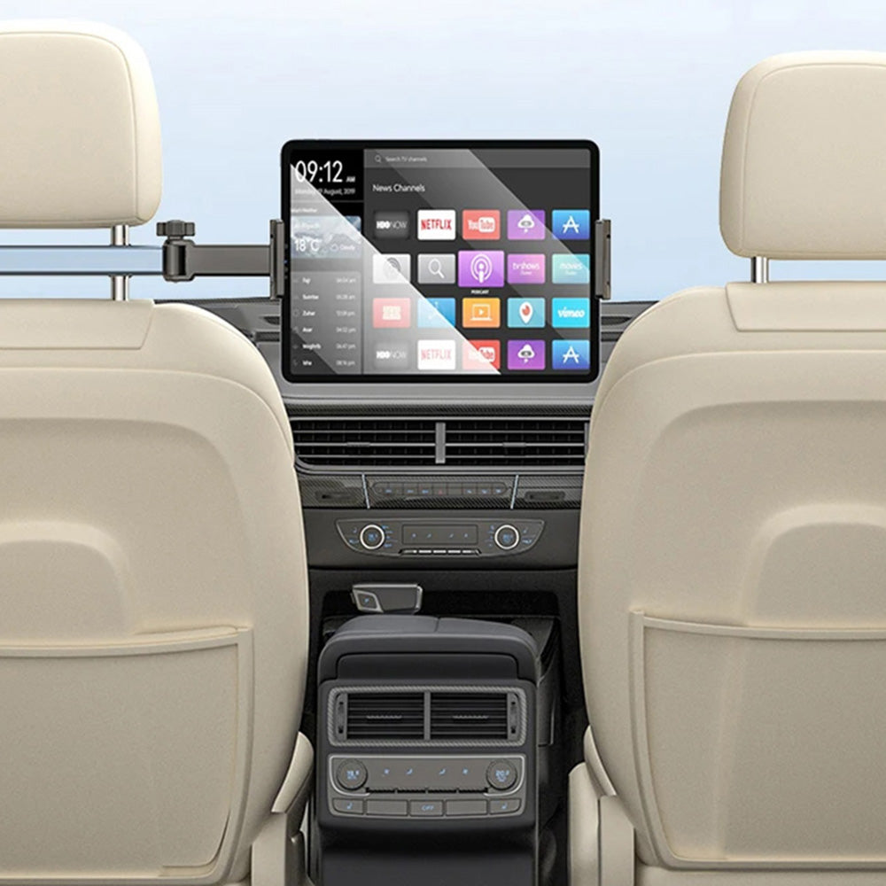 Bilholder for nakkestøtte Yesido C294, 4.7 tommer - 13 tommer, Svart