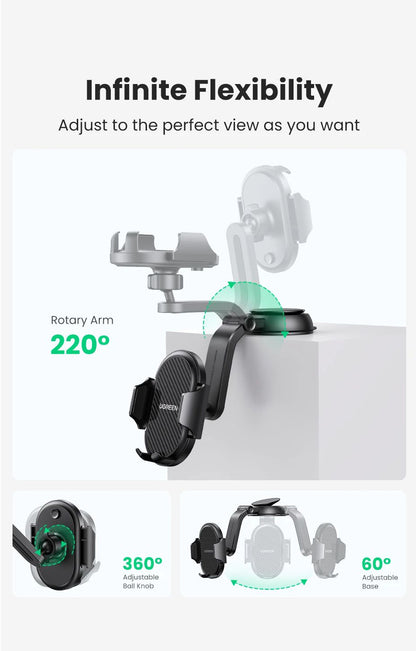 UGREEN LP405 Bilholder, Universal, Svart