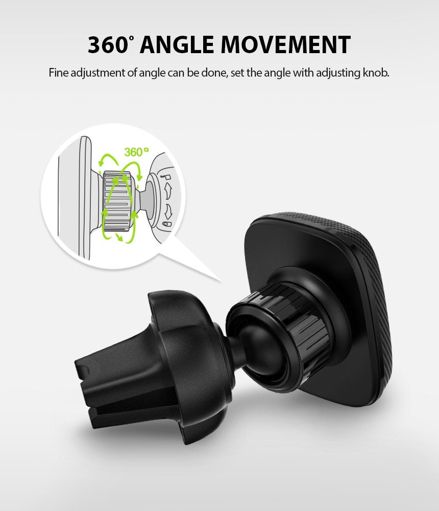 Ringke Power Clip magnetisk bilholder, universell, svart