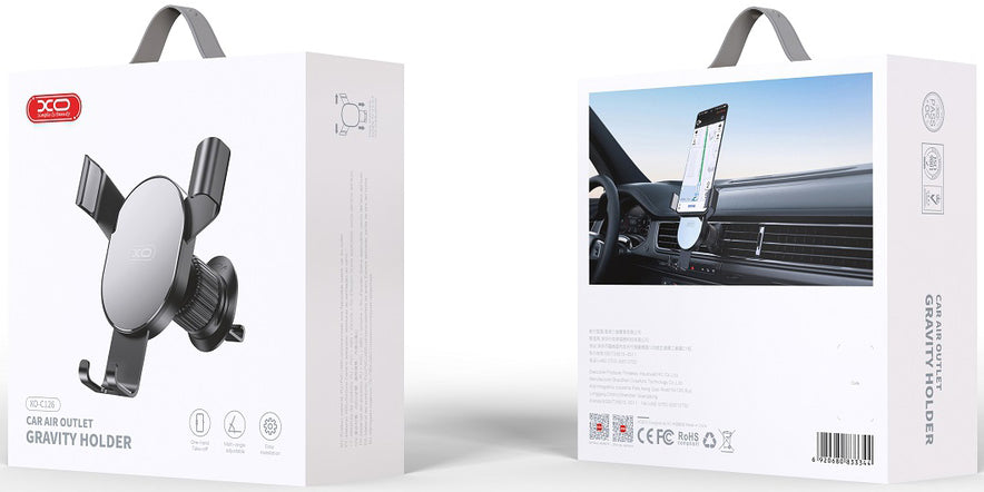 Bilholder XO Design C126 Vent, Universal, Svart