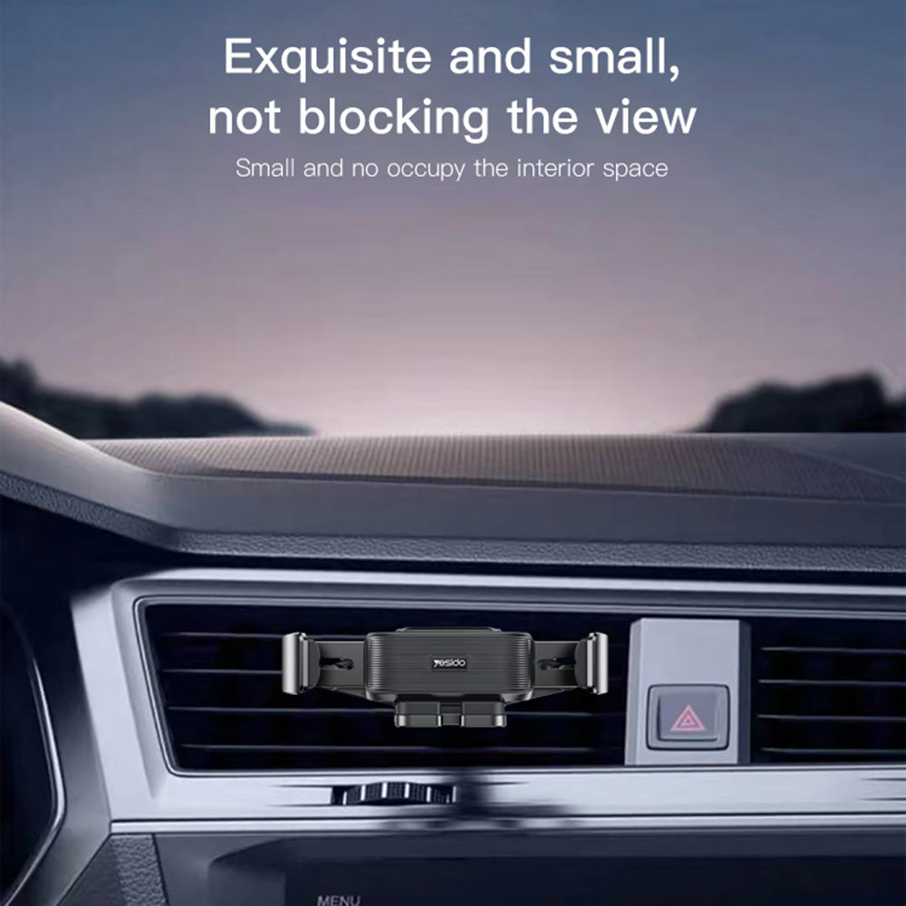 Bilholder Yesido C166, 4.7 tommer - 7 tommer, Svart