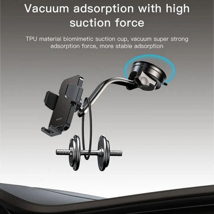 Bilholder Yesido C172, 4 tommer - 7 tommer, Svart