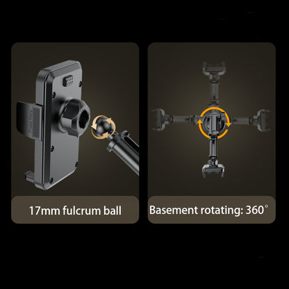 Bilholder Yesido C173, 4.7inch - 7.2inch, Svart