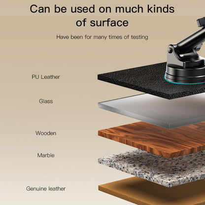 Bilholder Yesido C173, 4.7inch - 7.2inch, Svart