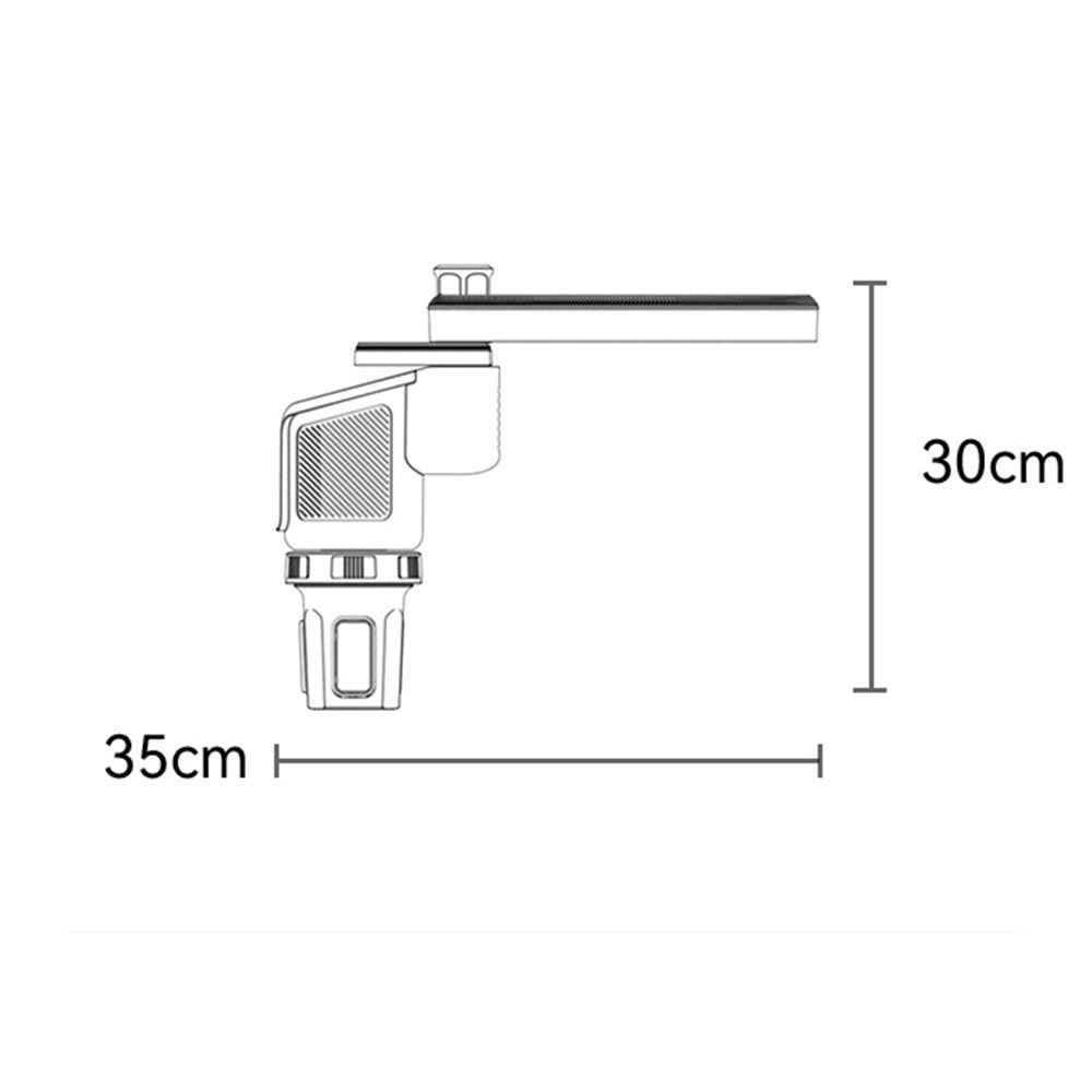 Koppholder Yesido C180 3-i-1, Svart