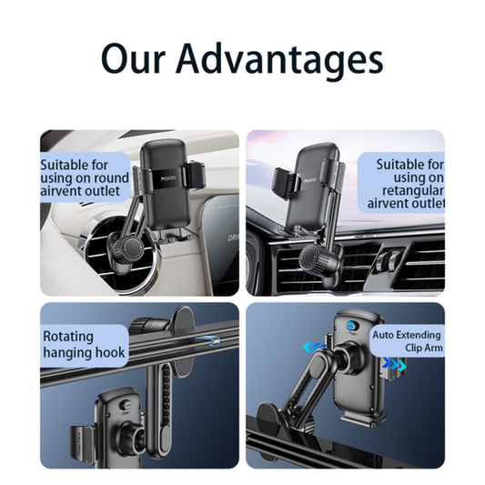 Bilholder Yesido C242, Universal, Svart