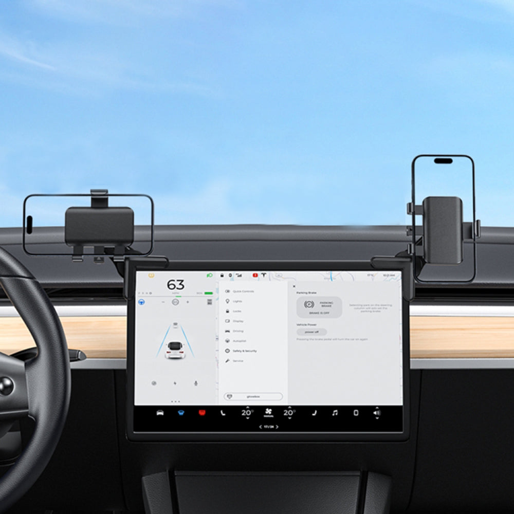 Bilholder Yesido C250, 4.7 tommer - 6.8 tommer, Svart