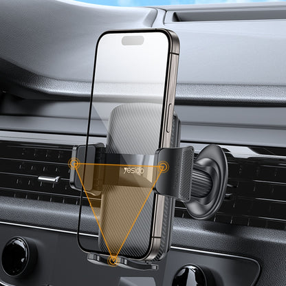 Bilholder Yesido C251, 4.8 tommer - 7.2 tommer, Svart