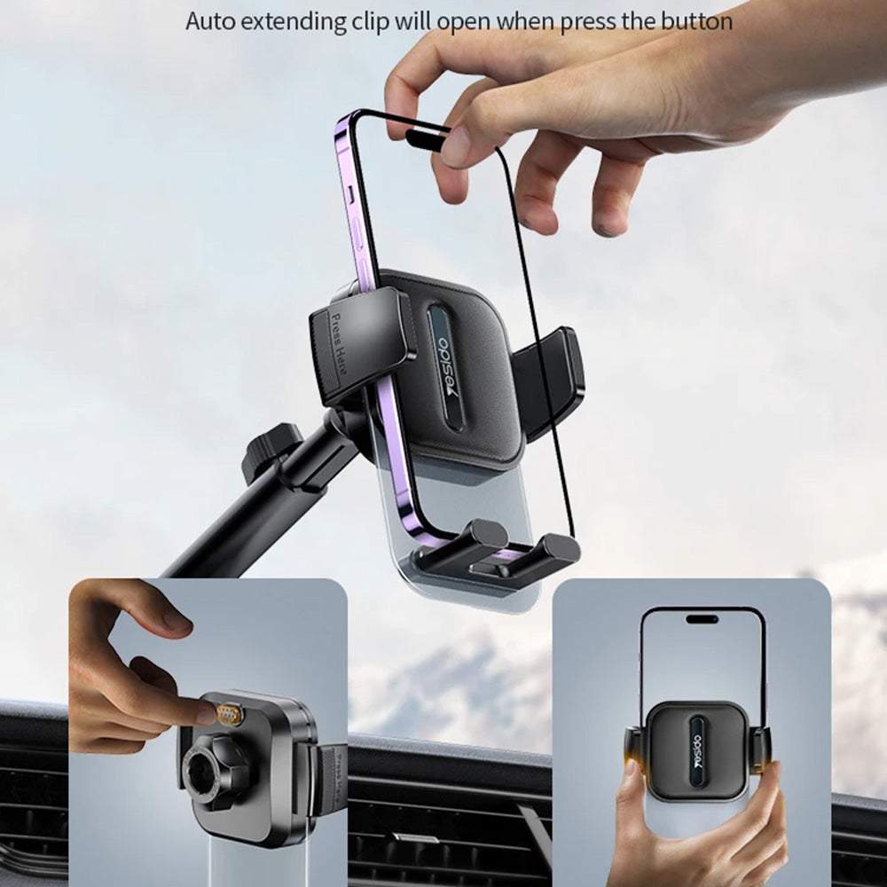 Bilholder Yesido C261, Universal, Svart