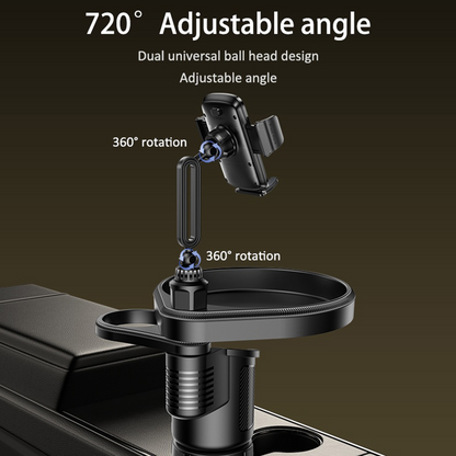 Yesido C274 Bilholder, 4,7 tommer - 7,2 tommer, Svart, Reseglet