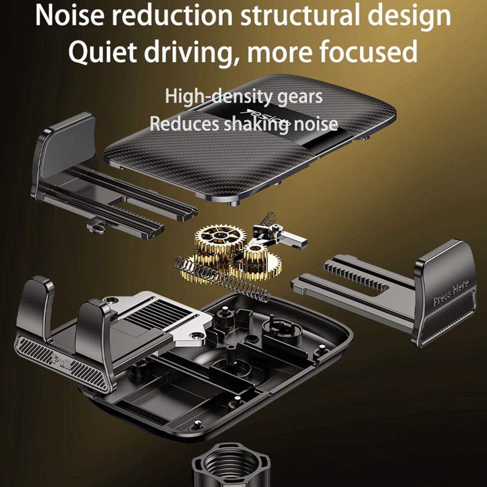 Bilholder Yesido C274, 4.7 tommer - 7.2 tommer, Svart