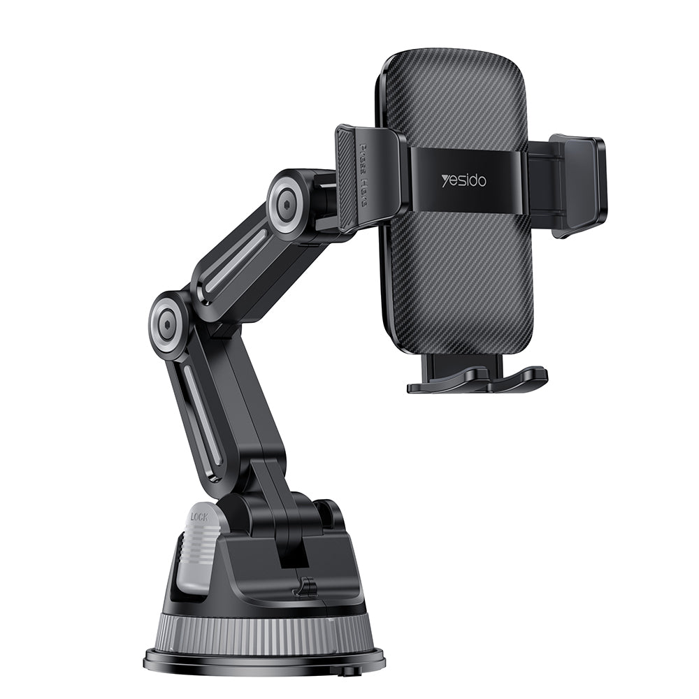 Bilholder Yesido C275, 4.7 tommer - 7.2 tommer, Svart