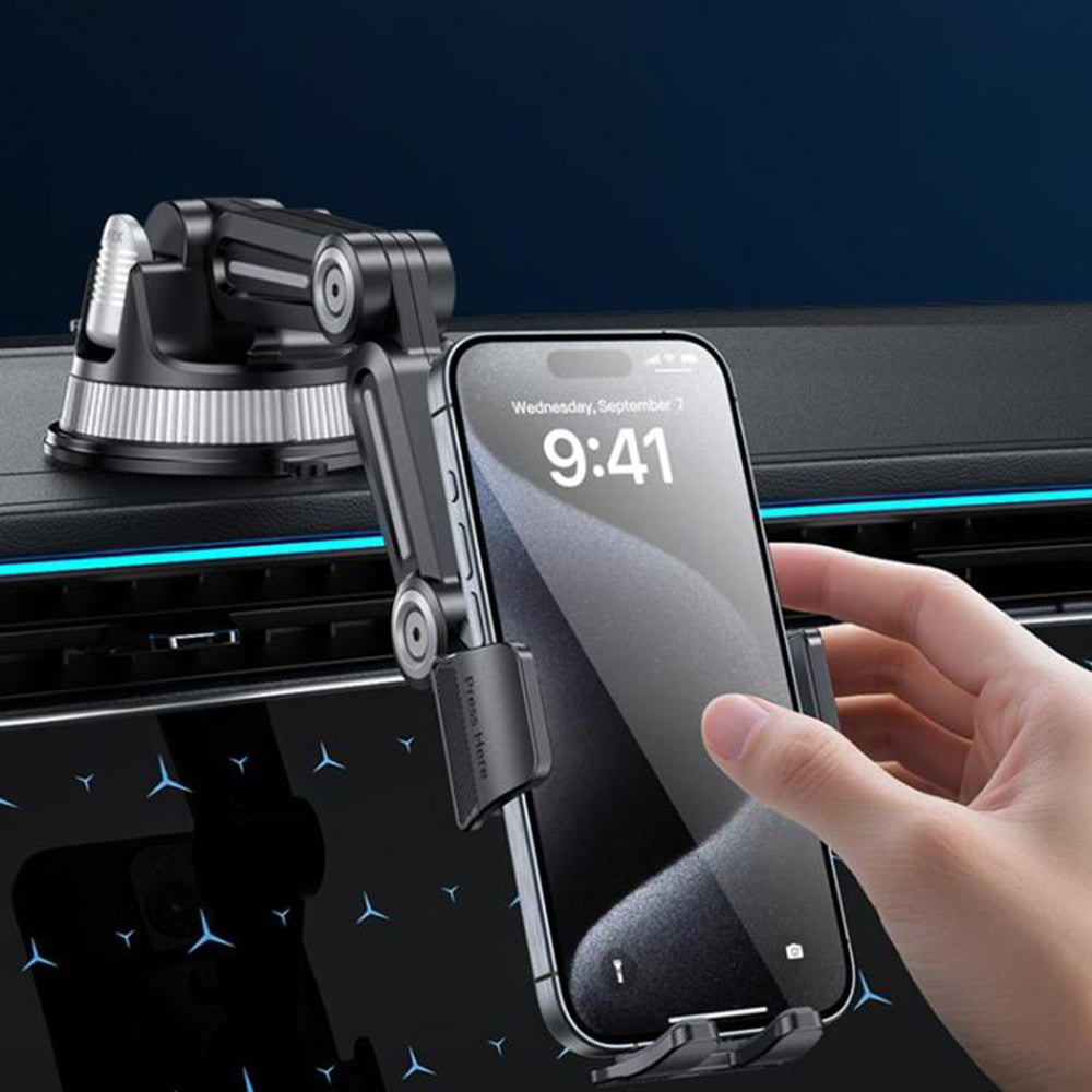 Bilholder Yesido C275, 4.7 tommer - 7.2 tommer, Svart