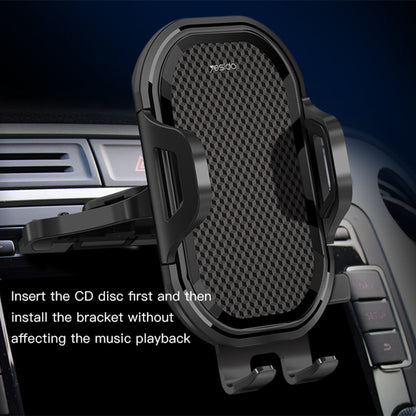 Bilholder Yesido C84, 4.7 tommer - 7.4 tommer, Svart