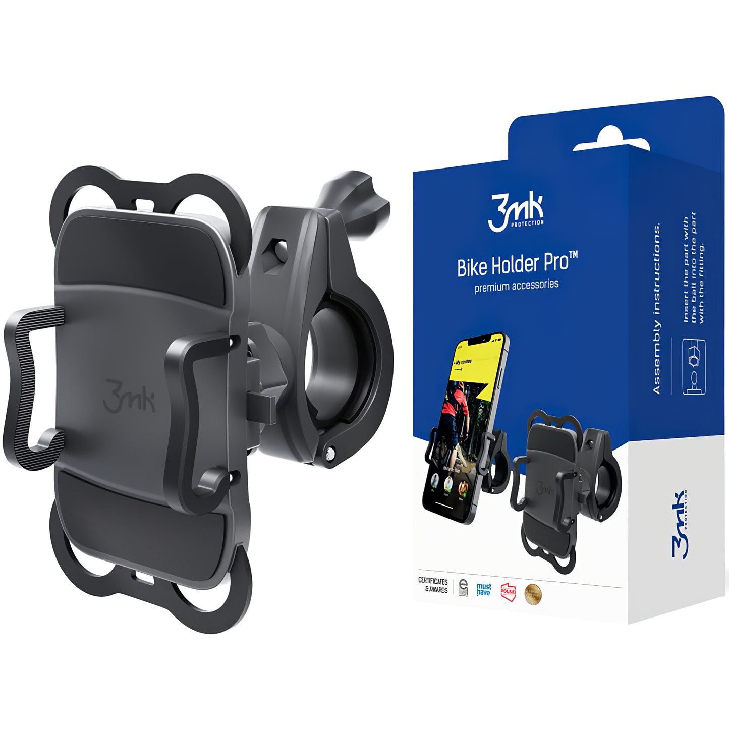 Sykkelholder 3MK Holder Pro, Universal, Svart