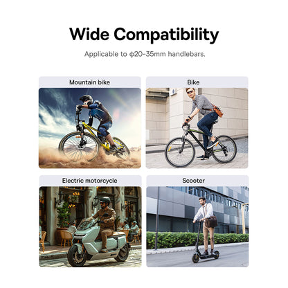 Baseus PrimeTrip Universal Sykkelholder, Svart, Reseglet C40569000121-00