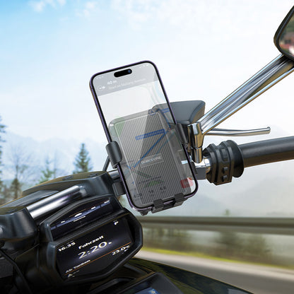 Sykkelholder Borofone BH13 Knight, 4.5 tommer - 7 tommer, Svart