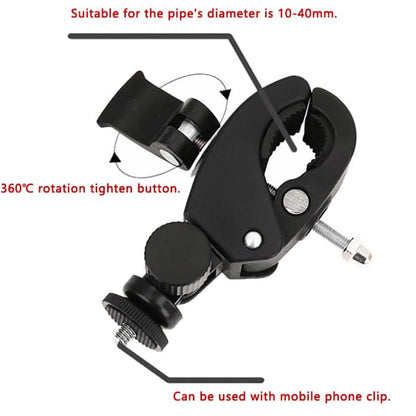 Sykkelholder for Sports Kamera Techsuit CAL07 for GoPro, Svart