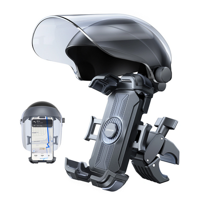 Sykkel- og motorsykkelholder med solskjerm Joyroom JR-ZS526, 4,7 tommer - 7 tommer, svart