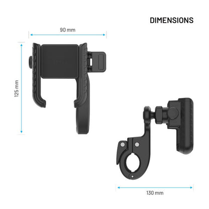 Sykkelholder Fixed Bikee Plus Vista, Universal, Svart