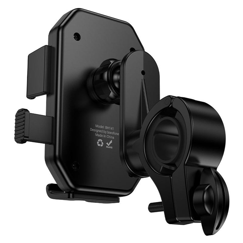 Sykkel- og motorsykkelholder Borofone BH141 Camino, 6 tommer - 7 tommer, svart