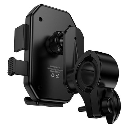 Sykkel- og motorsykkelholder Borofone BH141 Camino, 6 tommer - 7 tommer, svart